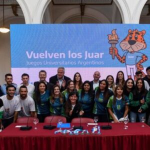 Presentación de los Juegos Universitarios Argentinos