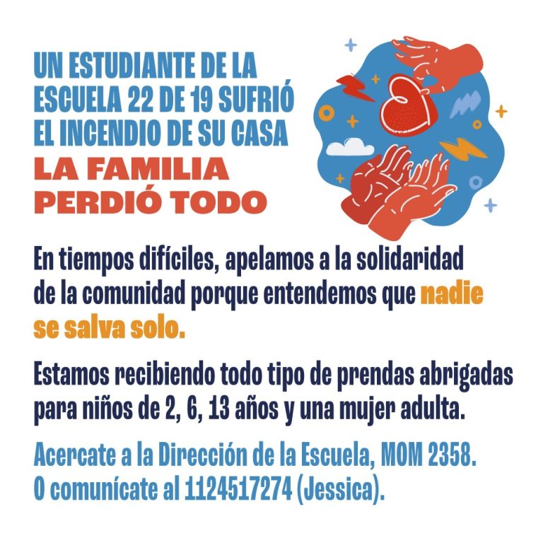 Juntan donaciones para una familia de Pompeya