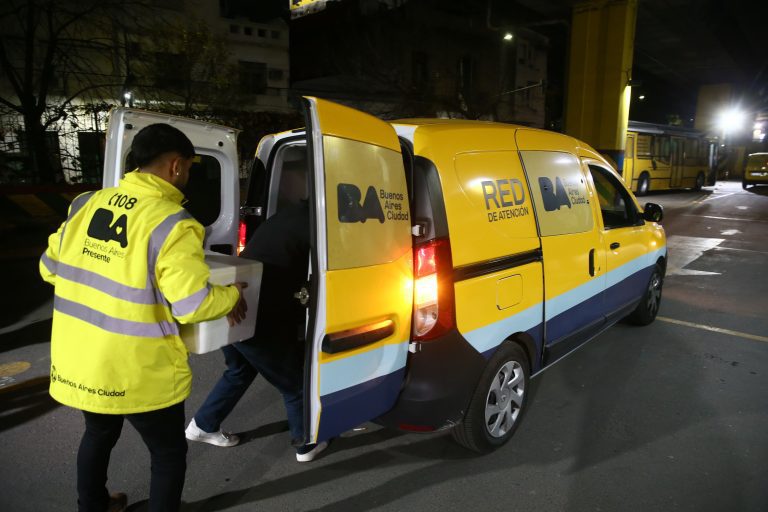 Operativo en la Ciudad por las bajas temperaturas