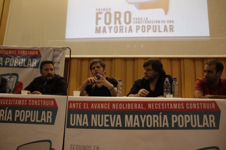 Errejón y Kiciloff cierran el Foro para la Construcción de la Mayoría Popular