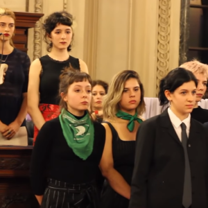 Ex alumnes del CNBA contra la violencia machista